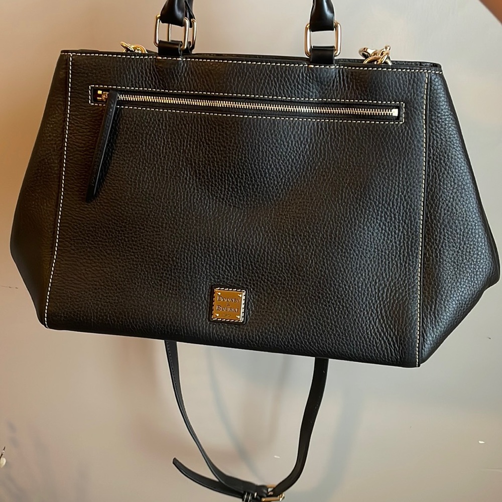 Dooney & Bourke black leather bag